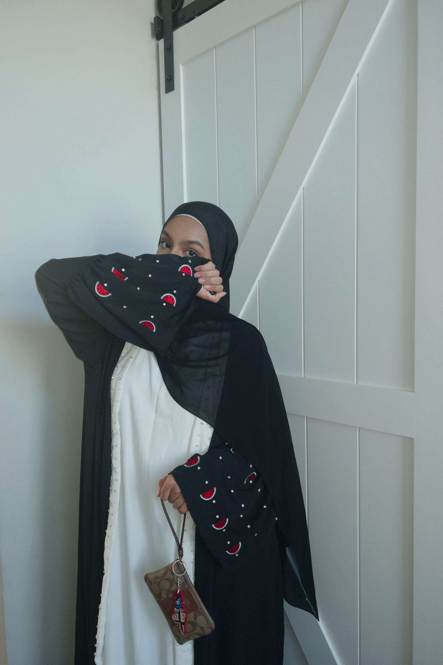 Black Watermelon abaya